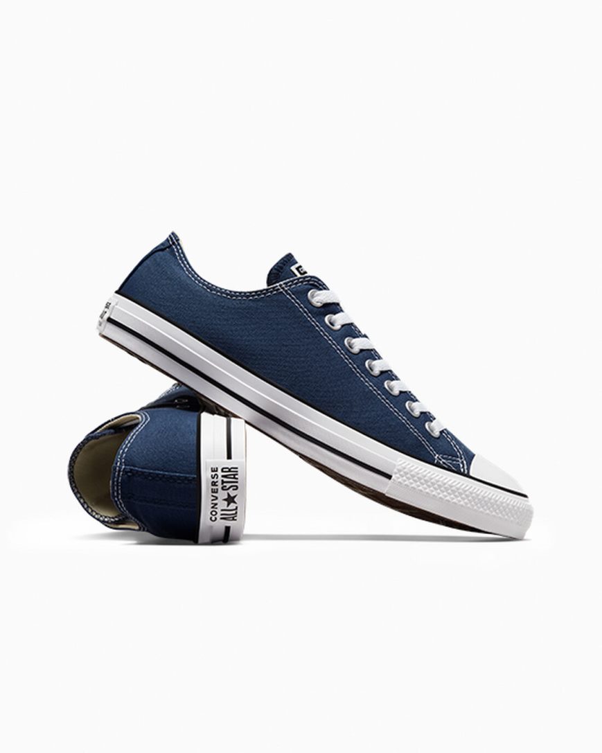 Zapatillas Bajas Converse Chuck Taylor All Star Classic Mujer Azul Marino | PE P8E542